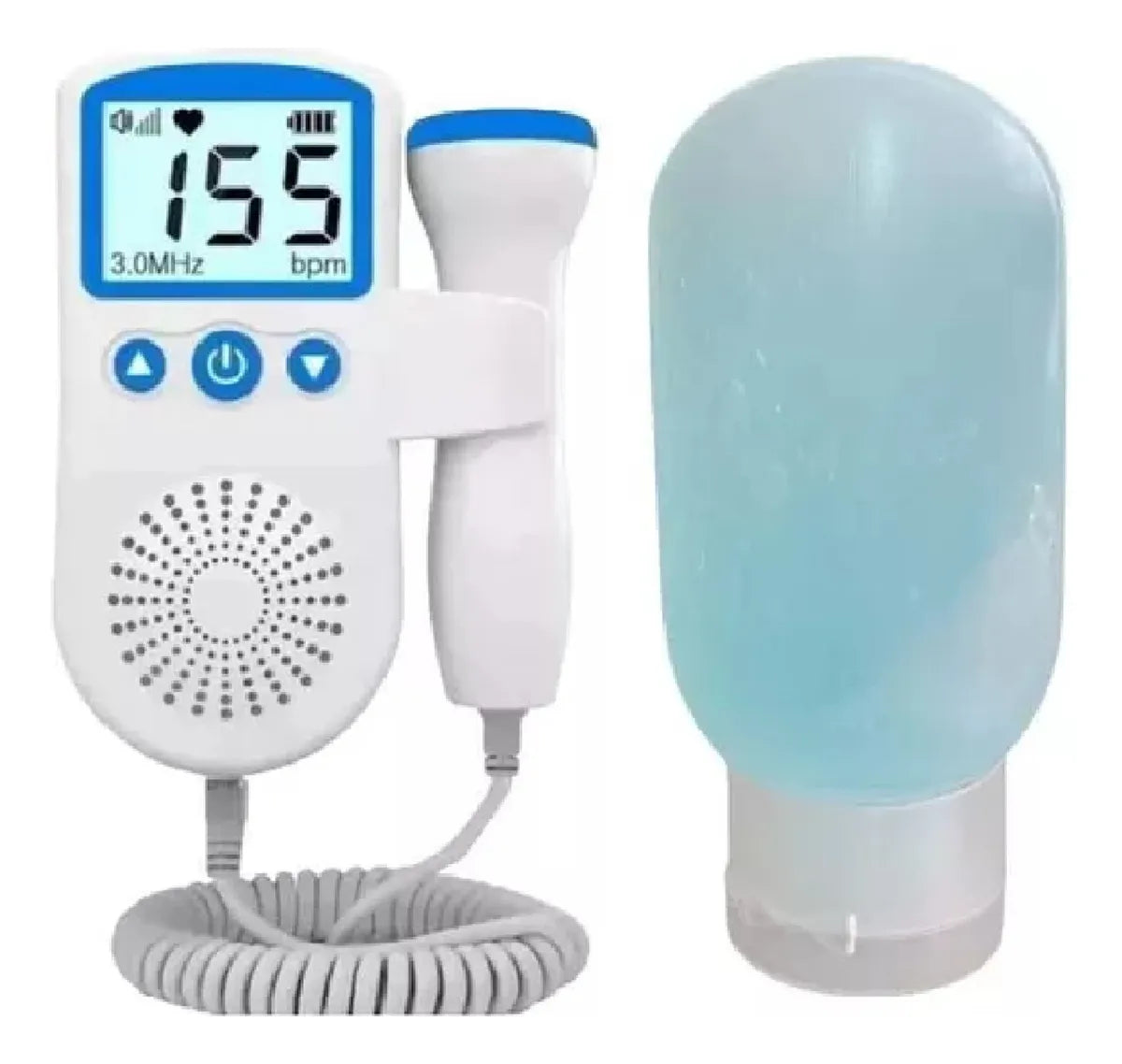Monitor Frecuencia Cardiaca Doppler Fetal + Gel